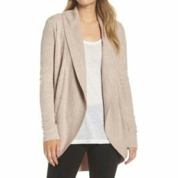 Barefoot Dreams Sweaters - Barefoot Dreams Cozy Chic Open Front Pocket Circle Cardigan 452 Size L/XL H12763